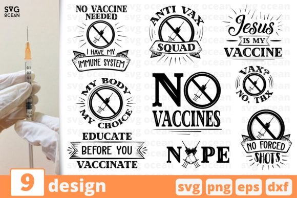 Anti Vaccine SVG Bundle