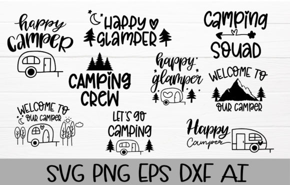 Camping Svg Bundle Cut File Review for Real Embroidery Projects