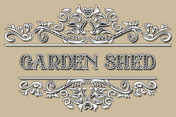 Garden Shed Vintage Frame Embroidery Design Review