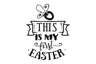 This Is My First Easter Embroidery Design