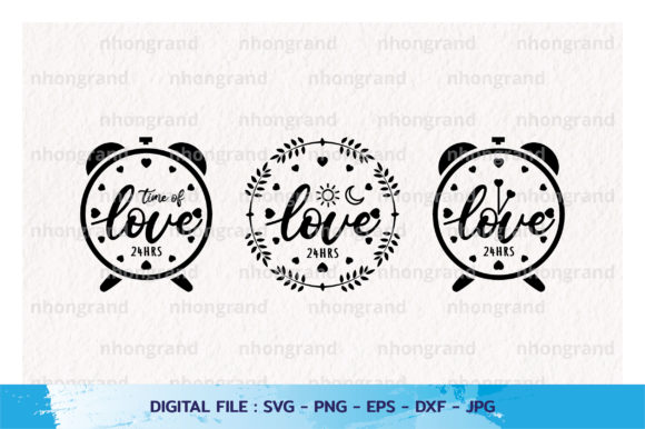 Time of Love 24hrs All Day and Night Svg Review