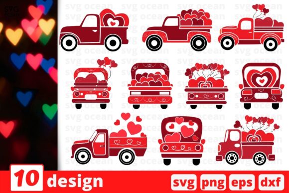 Valentines Day Truck SVG Bundle Review for Real Projects